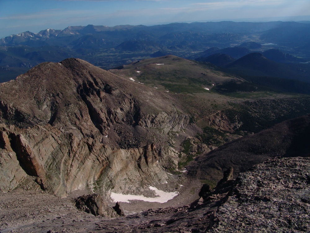 Down on Longs Peak Loft Route